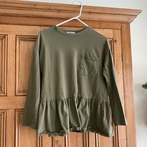 Women’s Ruffle Long Sleeve Blouse